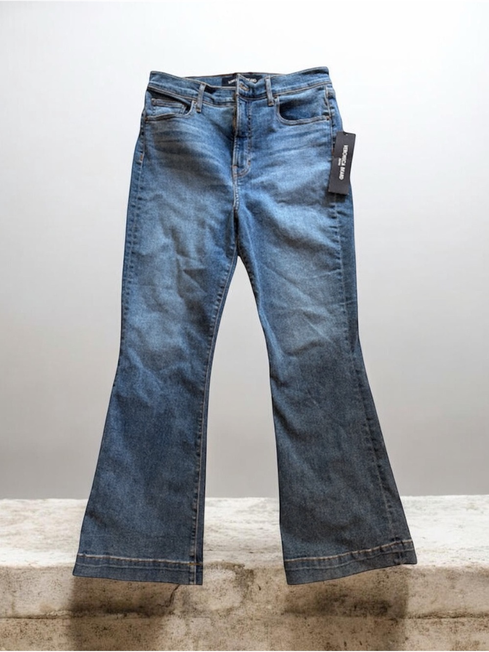Veronica Beard Medium Blue Flare Jeans